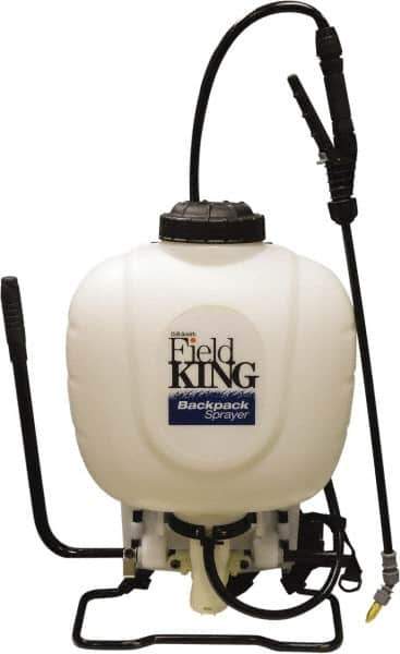 Smith Performance Sprayers - 4 Gal Chemical Safe Garden Backpack Sprayer - Polyethylene Tank, Wide Mouth, Reinforced Hose - Apex Tool & Supply