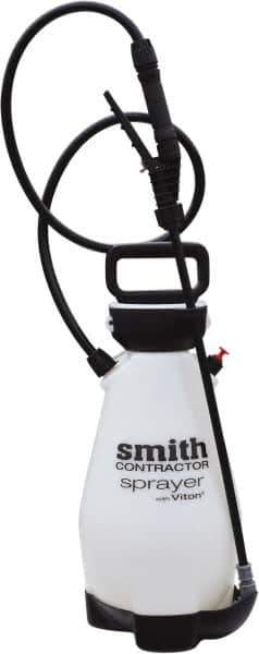 Smith Performance Sprayers - 2 Gal Chemical Safe Garden Hand Sprayer - Use with Cleaners/Degreasers, Polyethylene Tank, Funnel Mouth, Reinforced Hose - Apex Tool & Supply