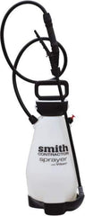 Smith Performance Sprayers - 2 Gal Chemical Safe Garden Hand Sprayer - Use with Cleaners/Degreasers, Polyethylene Tank, Funnel Mouth, Reinforced Hose - Apex Tool & Supply