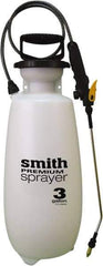 Smith Performance Sprayers - 3 Gal Chemical Safe Garden Hand Sprayer - Use with Cleaners/Degreasers, Polyethylene Tank, Funnel Mouth, Reinforced Hose - Apex Tool & Supply