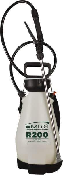 Smith Performance Sprayers - 2 Gal Chemical Safe Garden Hand Sprayer - Use with Cleaners/Degreasers, Polypropylene Tank, Wide Mouth, Reinforced Hose - Apex Tool & Supply