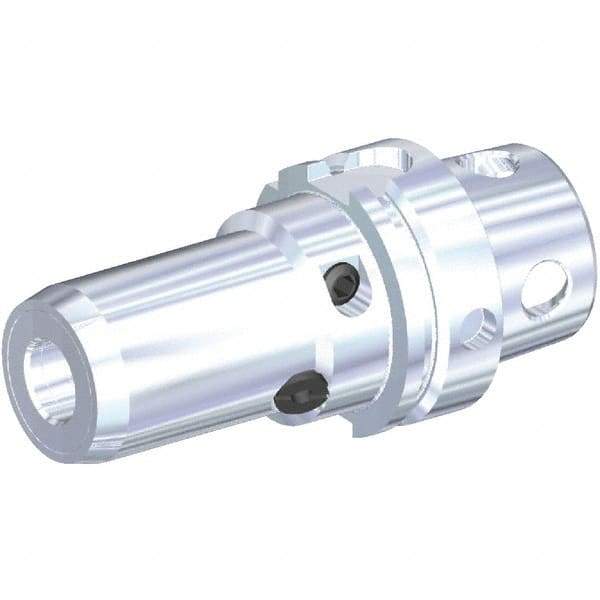 Kennametal - KM4X100 100mm Shank Diam Modular Connection, 1-1/4" Hole Diam, Hydraulic Tool Holder/Chuck - 59.9mm Nose Diam, 127mm Projection, 51mm Clamp Depth, Through Coolant - Exact Industrial Supply