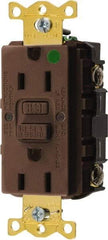 Hubbell Wiring Device-Kellems - 1 Phase, 5-15R NEMA, 125 VAC, 15 Amp, GFCI Receptacle - 2 Pole, Back and Side Wiring, Hospital Grade - Apex Tool & Supply