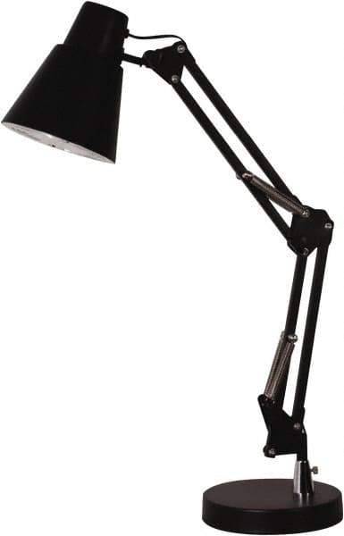 Electrix - 22 Inch, Articulated, Base, LED, Black, Desk Light - 5 Watt, 100 to 120 Volt, Nonmagnifying - Apex Tool & Supply