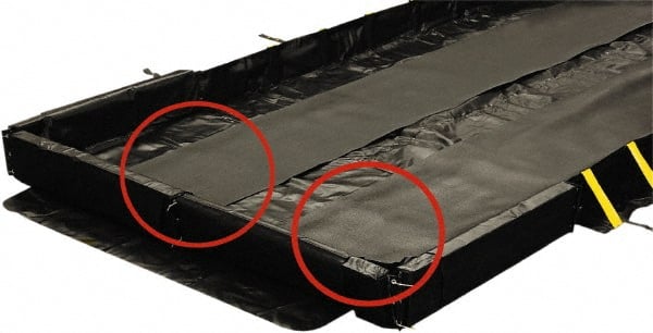 Enpac - Collapsible/Portable Spill Containment Accessories Type: Berm Track Mat Spill Containment Compatibility: ENPAC Berms - Apex Tool & Supply