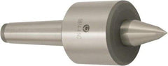 Bison - MT5 Morse Taper Shank, 95mm Head Diam, Live Center - 6,000 Max RPM, 40mm Point Diam, 2.66" Point Len, 4,410 Lb Max Workpc, Long Point - Apex Tool & Supply