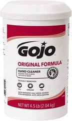 GOJO - 4.5 Lb Dispenser Refill Cream Waterless Hand Cleaner - White, Fragrance Free Scent - Apex Tool & Supply