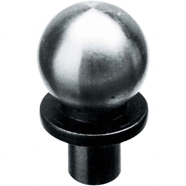 TE-CO - 10mm Ball Diam, 5mm Shank Diam, Alloy Steel Inspection Tooling Ball - Apex Tool & Supply