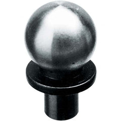 TE-CO - 10mm Ball Diam, 5mm Shank Diam, Alloy Steel Inspection Tooling Ball - Apex Tool & Supply
