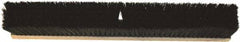 O-Cedar - 18" Medium Duty Polypropylene Push Broom - 3" Bristle Length, Wood Block, Threaded Handle Connection, Handle Sold Separately - Apex Tool & Supply