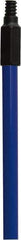 O-Cedar - 60 x 1" Fiberglass Squeegee Handle - Threaded Connection, Blue - Apex Tool & Supply