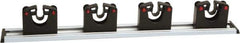 O-Cedar - Wall Strip Organizer - 21-1/2" Long, 4 Holders - Apex Tool & Supply