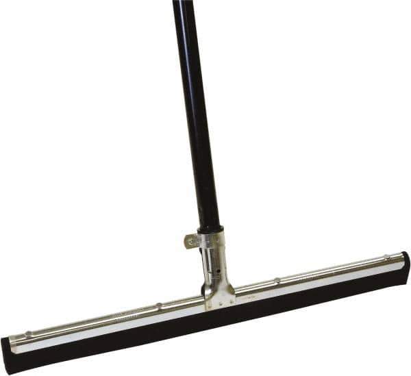O-Cedar - 18" Rubber Blade Floor Squeegee - Threaded End, Metal Holder - Apex Tool & Supply