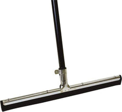 O-Cedar - 18" Rubber Blade Floor Squeegee - Threaded End, Metal Holder - Apex Tool & Supply
