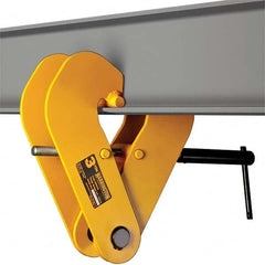 Harrington Hoist - Lifting Clamps Type: Beam Clamp Minimum Grip (Inch): 0.8280 - Apex Tool & Supply