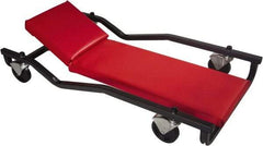 Whiteside - 480 Lb Capacity, 4 Wheel Extra Wide Creeper - Steel, 40" Long x 3-3/4" High x 20" Wide - Apex Tool & Supply