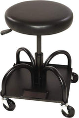Whiteside - 480 Lb Capacity, 4 Wheel Adjustable Creeper Seat - Steel, 22" High x 15" Wide - Apex Tool & Supply