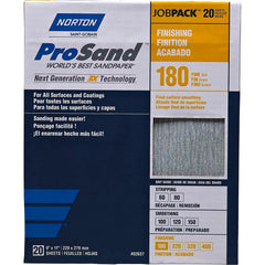 Norton - Sanding Sheets Abrasive Material: Aluminum Oxide Grade: Fine - Apex Tool & Supply