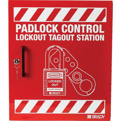 Brady - Empty Steel Padlock Station - Apex Tool & Supply