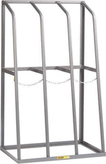 Little Giant - 3 Bay, 1,500 Lb per Bay Capacity, Gray Bar Rack - 36" Wide x 60" High x 24" Deep, Steel - Apex Tool & Supply