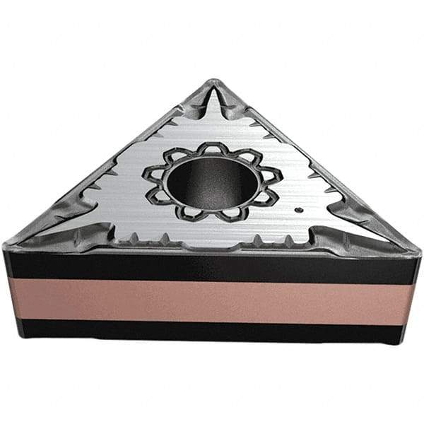 Iscar - WNMG432 PP Grade IC806 Carbide Turning Insert - AlTiN Finish, 80° Trigon, 12.7mm Inscr Circle, 4.76mm Thick, 0.8mm Corner Radius - Apex Tool & Supply