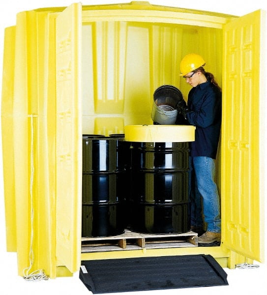 Enpac - Drum Storage Units & Lockers Type: Drum Storage Locker Number of Drums: 8 - Apex Tool & Supply
