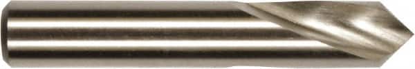 Magafor - 1/8" Body Diam, 90°, 1-1/4" OAL, High Speed Steel Spotting Drill - Apex Tool & Supply