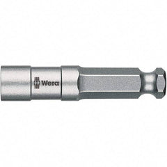 Wera - 5/16" Bit Holder - 7/16" Hex Drive, 2-1/2" OAL - Apex Tool & Supply