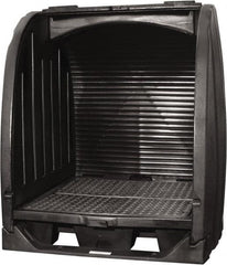 Enpac - Drum Storage Units & Lockers Type: Pallet with Rolltop Hardcover and Drain Number of Drums: 4 - Apex Tool & Supply