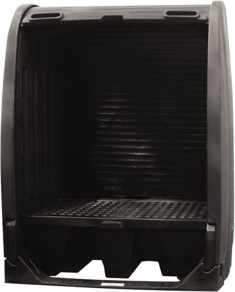 Enpac - Drum Storage Units & Lockers Type: Pallet with Rolltop Hardcover Number of Drums: 2 - Apex Tool & Supply