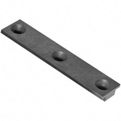 Raptor Workholding - 1 Piece Vise 1/8" Parallel Master Jaw Insert - Steel, 3/4" Long, 0.308" High - Apex Tool & Supply