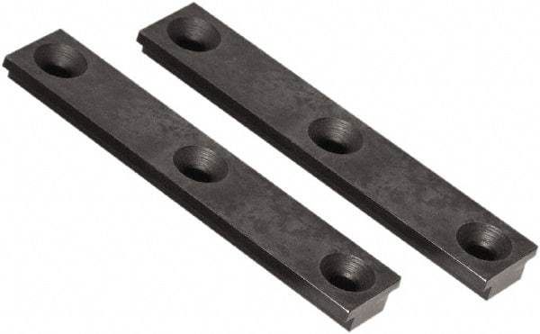Raptor Workholding - 1 Piece Vise 1/16" Parallel Master Jaw Insert - Steel, 7/8" Long, 0.308" High - Apex Tool & Supply