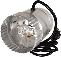 Suncourt - 4" Diam, 0.3 Amp, 120 Volt Duct Fan - 65 CFM, Single Speed - Apex Tool & Supply