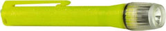 Underwater Kinetics - White Xenon Bulb, 12 Lumens, Mini Flashlight - Yellow Plastic Body, 2 AAA Alkaline Batteries Included - Apex Tool & Supply