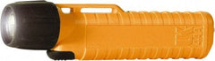 Underwater Kinetics - White Xenon Bulb, 38 Lumens, Industrial/Tactical Flashlight - Orange Plastic Body, 4 AA Alkaline Batteries Included - Apex Tool & Supply