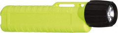 Underwater Kinetics - White LED Bulb, 120 Lumens, Industrial/Tactical Flashlight - Yellow Plastic Body, 4 AA Alkaline Batteries Included - Apex Tool & Supply