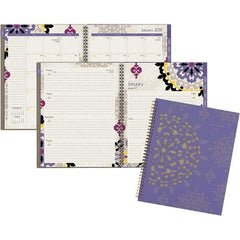 AT-A-GLANCE - 128 Sheet, 8-1/2 x 11", Weekly/Monthly Appointment Book - Purple - Apex Tool & Supply