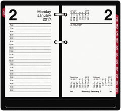 AT-A-GLANCE - 730 Sheet, 6-5/8 X 9-1/2", Plain Desk Calendar Refill - White - Apex Tool & Supply