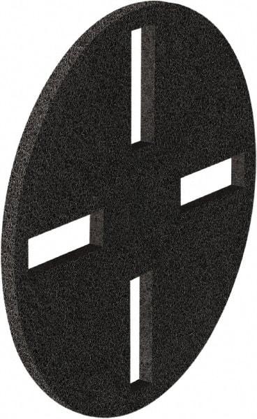 Fas-trak - 17" Diam Stripping Pad - 19" Machine, Black Pad, Polyester - Apex Tool & Supply