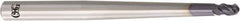 OSG - 8mm Diam, 12mm LOC, 3 Flute Solid Carbide Ball End Mill - WXS Finish, Single End, 120mm OAL, 12mm Shank Diam, Spiral Flute - Apex Tool & Supply