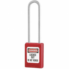 Master Lock - Lockout Padlocks Key Type: Keyed Different Key Retaining: NonRetaining Key - Apex Tool & Supply