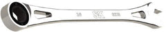 SK - 3/8" 6 Point Combination Wrench - 7-3/4" OAL, Steel, Full Polish Finish - Apex Tool & Supply