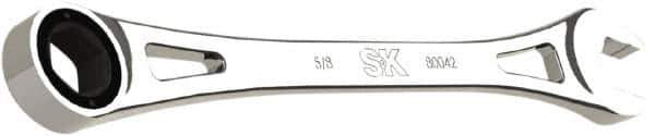 SK - 5/8" 6 Point Combination Wrench - 10.38" OAL, Steel, Full Polish Finish - Apex Tool & Supply