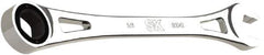 SK - 5/8" 6 Point Combination Wrench - 10.38" OAL, Steel, Full Polish Finish - Apex Tool & Supply