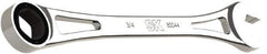 SK - 3/4" 6 Point Combination Wrench - 12" OAL, Steel, Full Polish Finish - Apex Tool & Supply