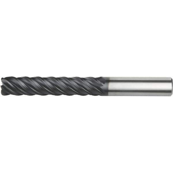 Kennametal - 20mm, 5 Flute, Single End, Solid Carbide, 6mm Corner Radius End Mill - 125mm OAL, Right Hand Flute, 60mm LOC, Right Hand Cut - Apex Tool & Supply