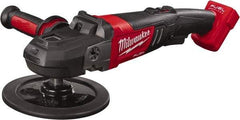 Milwaukee Tool - 7" Pad Diam, 2,200 RPM, Handheld Cordless Polisher - 18 Volts - Apex Tool & Supply