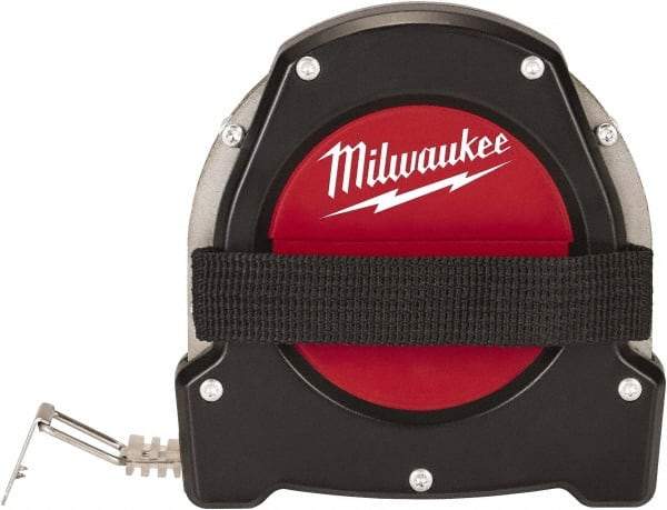 Milwaukee Tool - 100' x 3/8" Tape Measure - 1/8" Graduation - Apex Tool & Supply