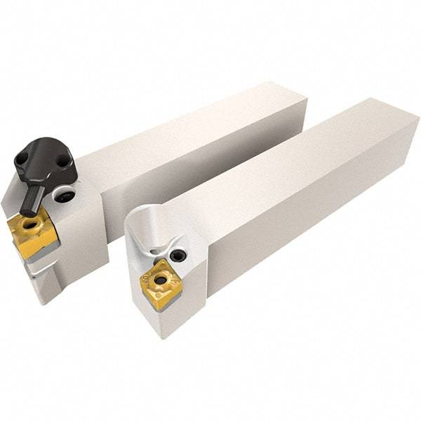 Iscar - PWLN, Left Hand Cut, 3/4" Shank Height x 3/4" Shank Width, Negative Rake Indexable Turning Toolholder - 4-1/2" OAL, Multiple Insert Compatibility, Series Heliturn LD - Apex Tool & Supply