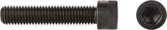 Made in USA - 5/8-11 UNC Hex Socket Drive, Socket Cap Screw - Alloy Steel, Black Oxide Finish, Fully Threaded, 2-1/2" Length Under Head - Apex Tool & Supply